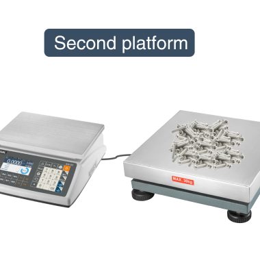 Smart weighing scale with color display, multiple capacities, and advanced connectivity options