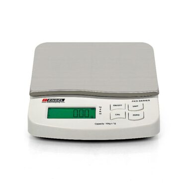 High-precision electronic kitchen scale with stainless steel pan, digital display, and multifunction buttons.